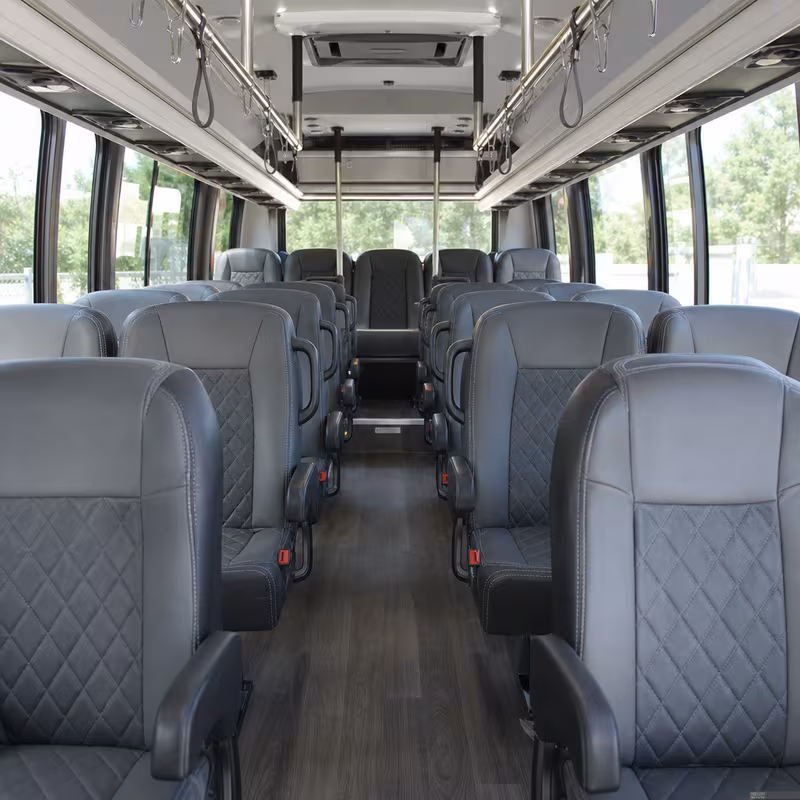 15-35 Passenger Minibus Interior