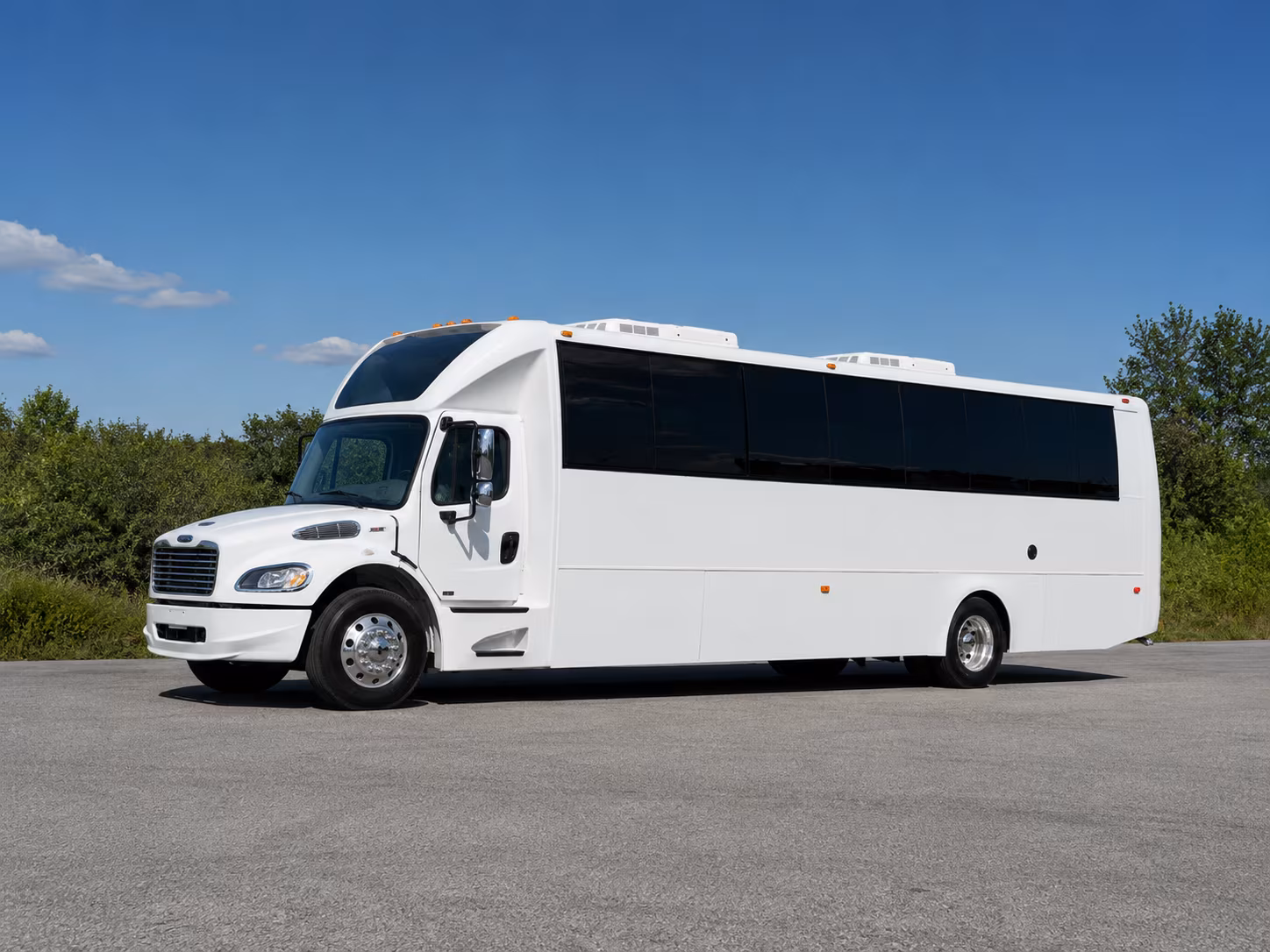 Rochester Birthday, Sweet 16, & Quinceañera Transportation party bus exterior