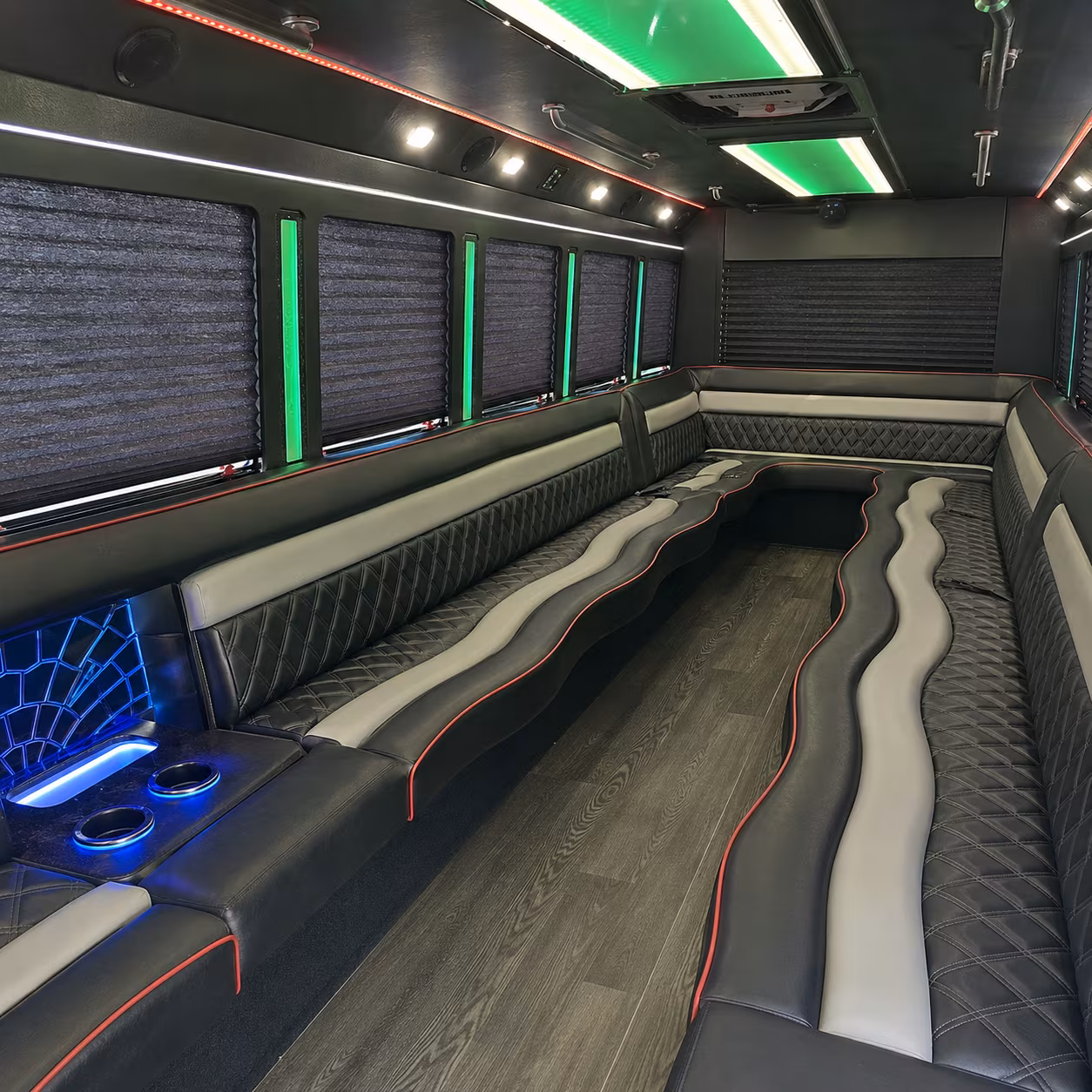 Rochester Concert & Music Festival Transportation party bus exterior