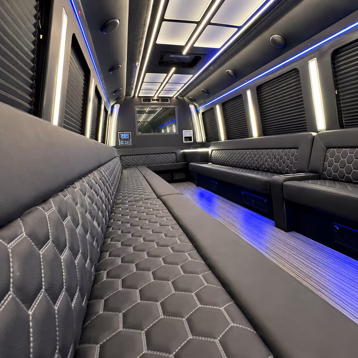Rochester Concert & Music Festival Transportation party bus exterior