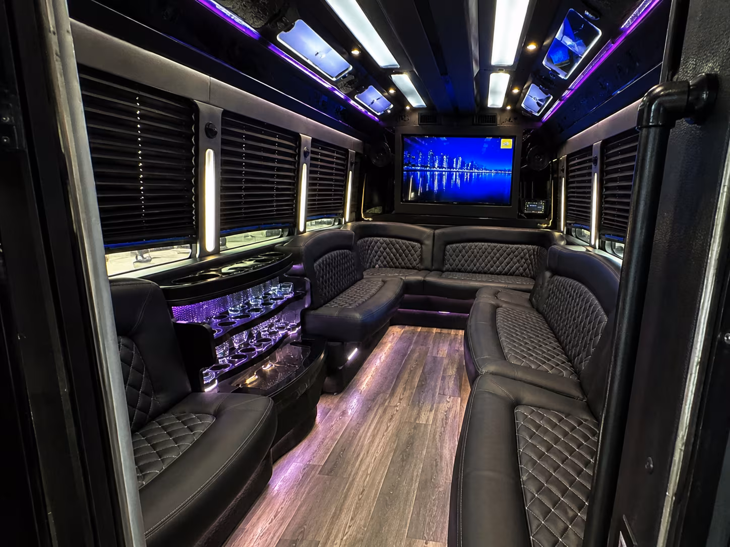 Rochester Concert & Music Festival Transportation party bus exterior
