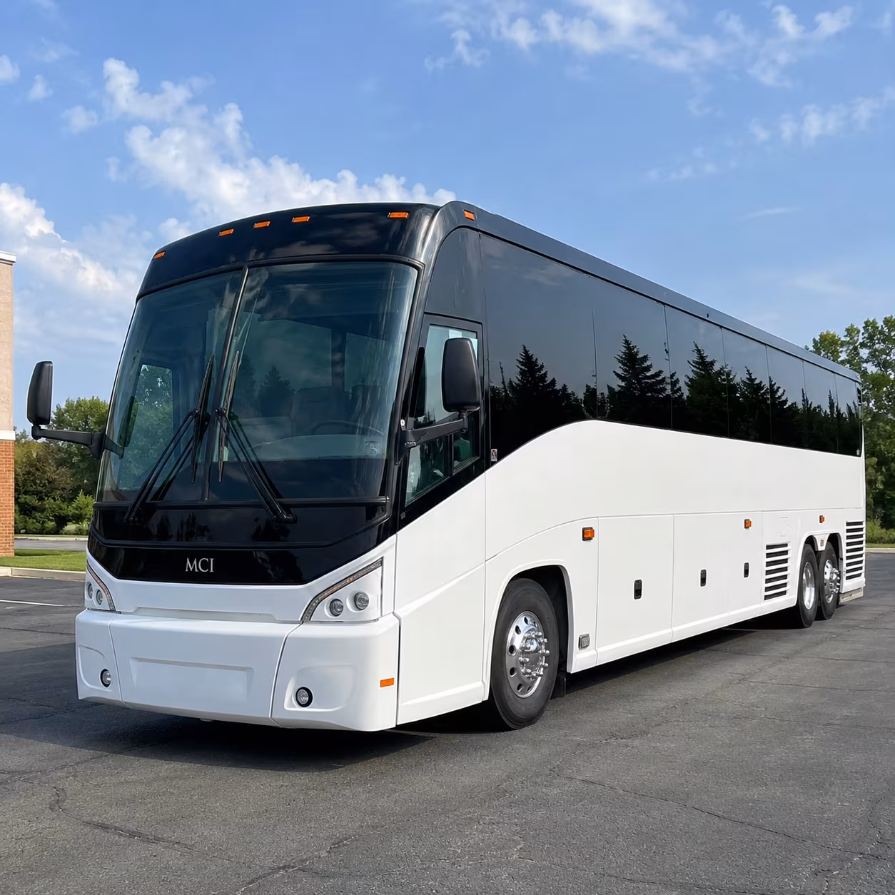 Rochester Corporate Transportation party bus exterior