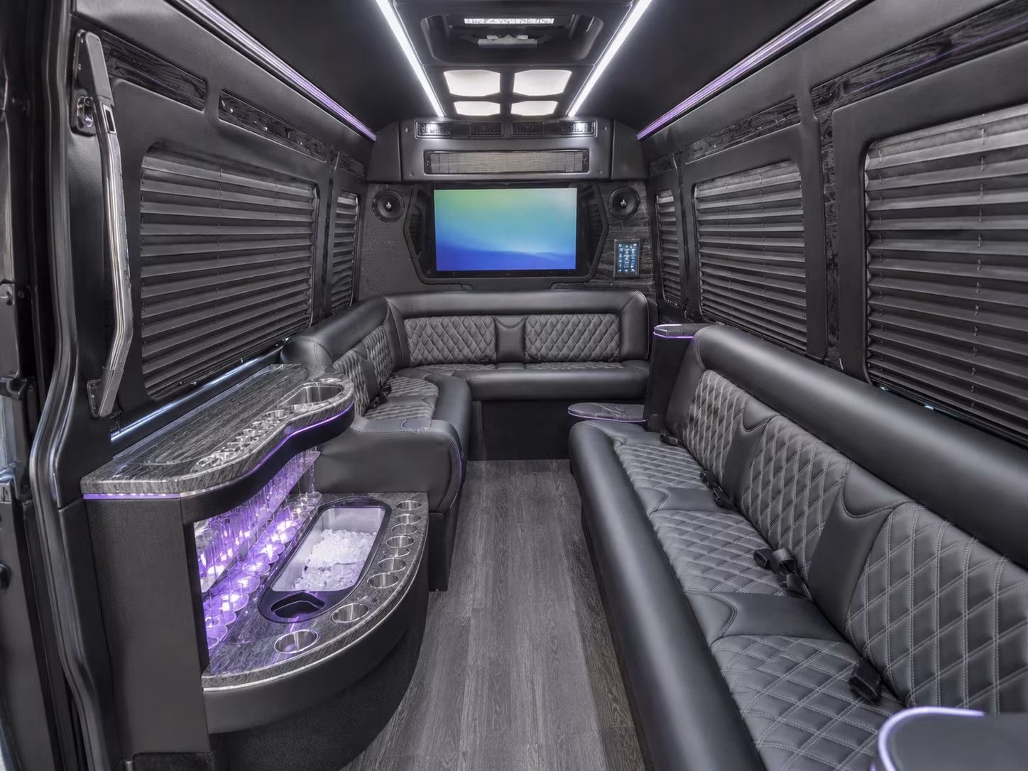 Rochester Corporate Transportation party bus exterior