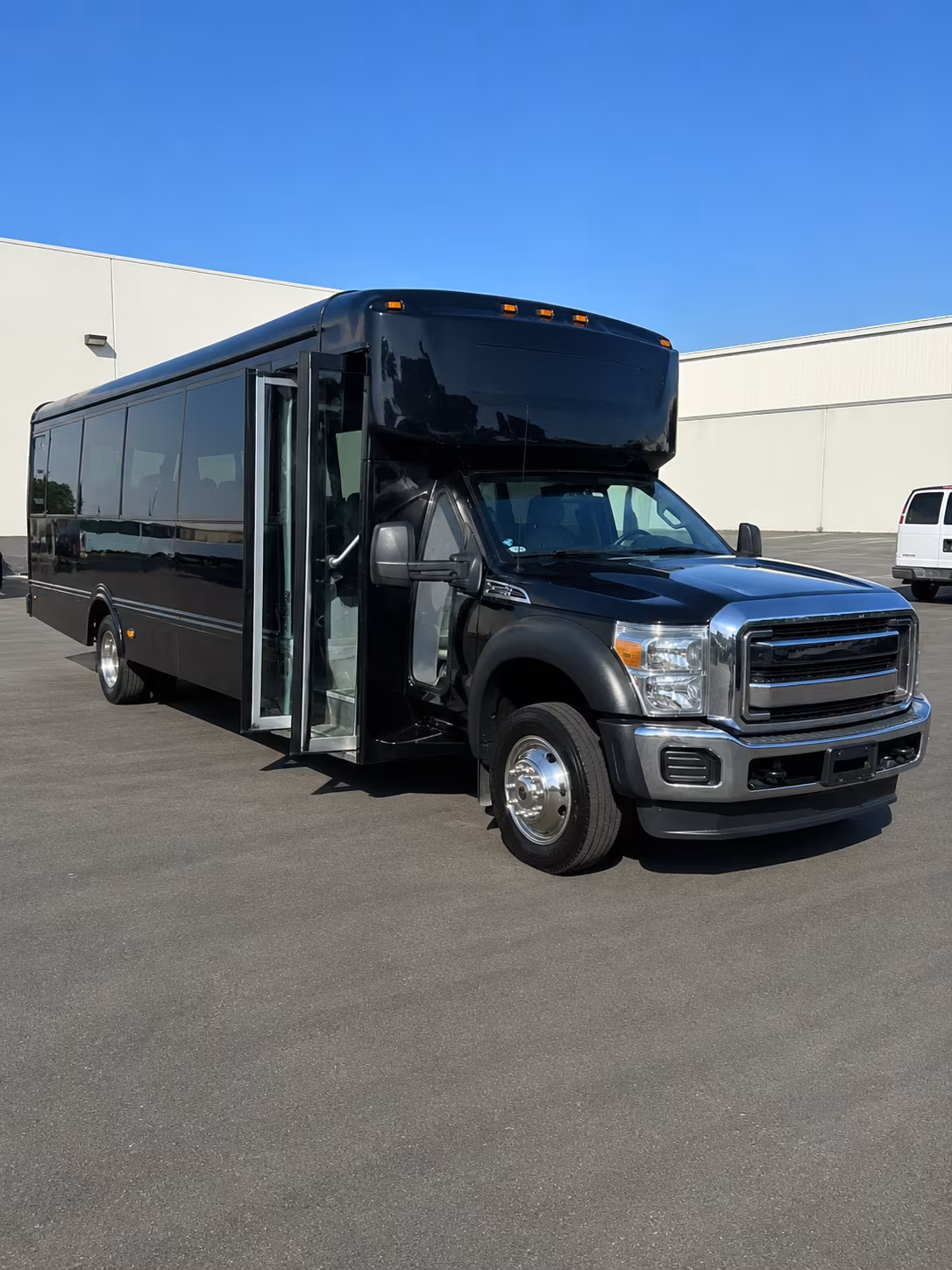 Rochester Private Event Transportation party bus exterior