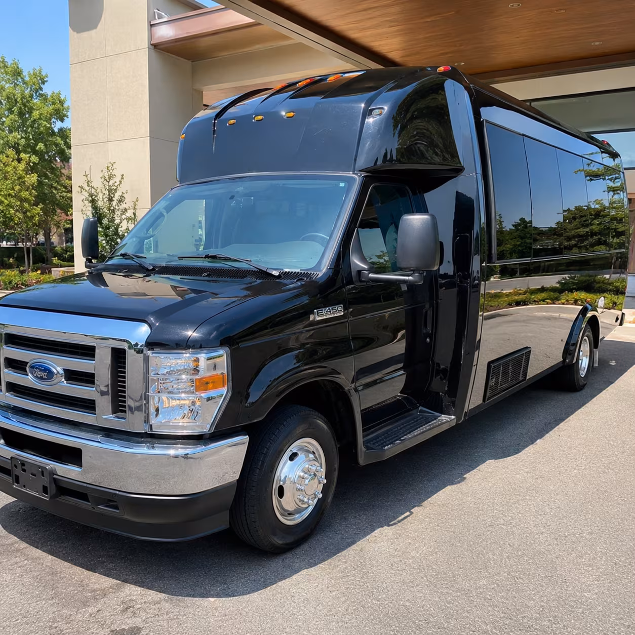 Rochester Private Event Transportation party bus exterior