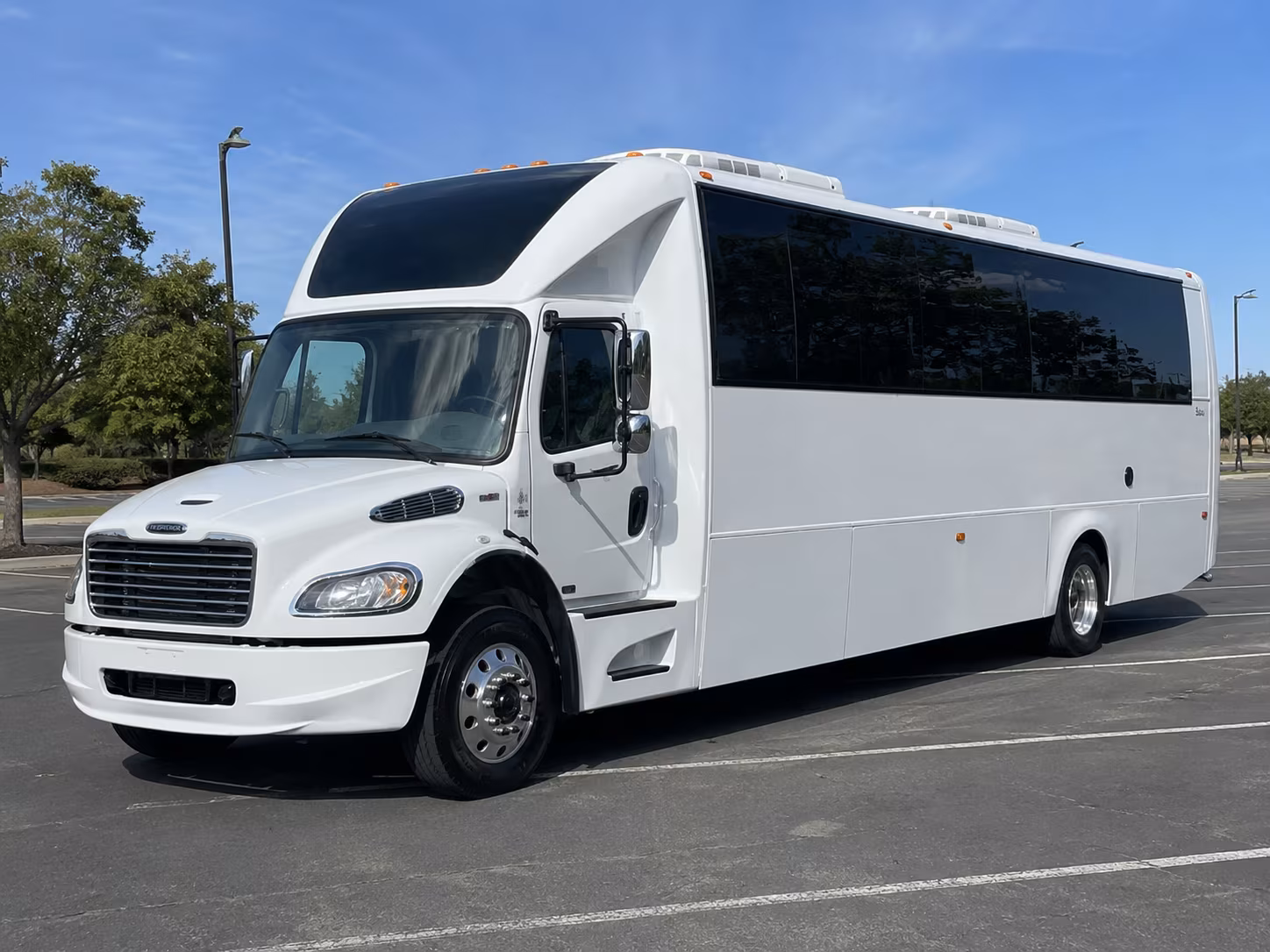 Rochester Private Event Transportation party bus interior