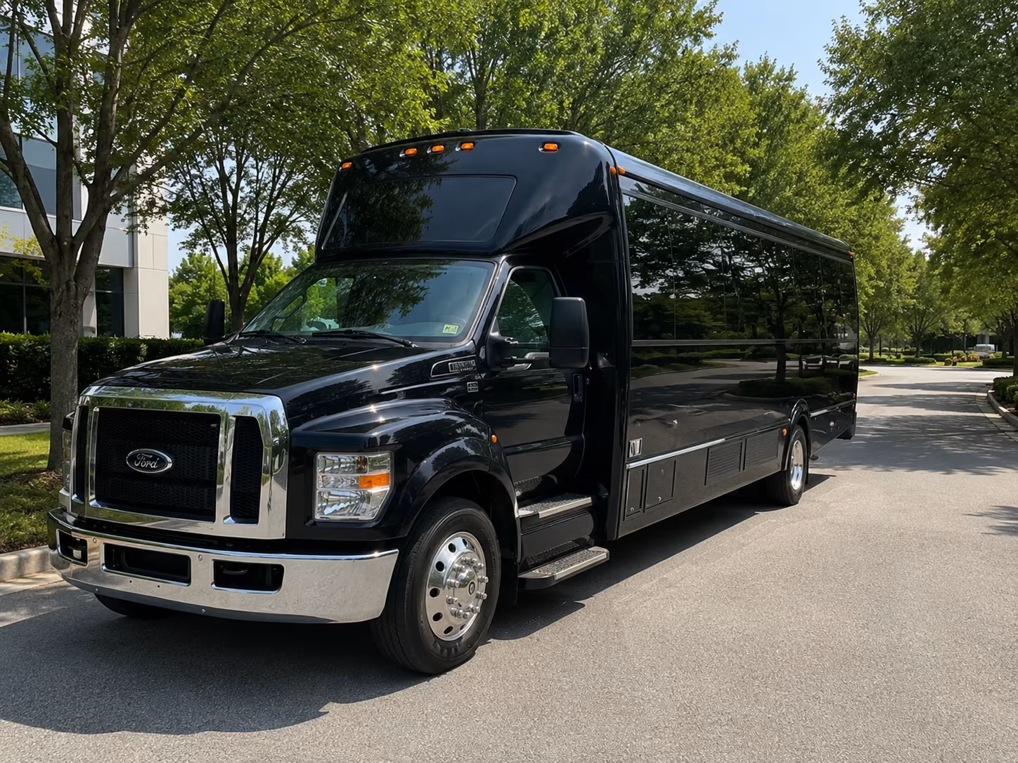 Rochester Prom & Homecoming Transportation party bus exterior