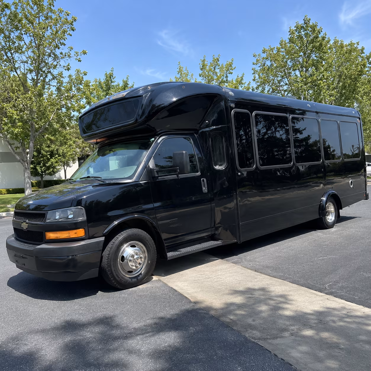 Rochester Prom & Homecoming Transportation party bus exterior