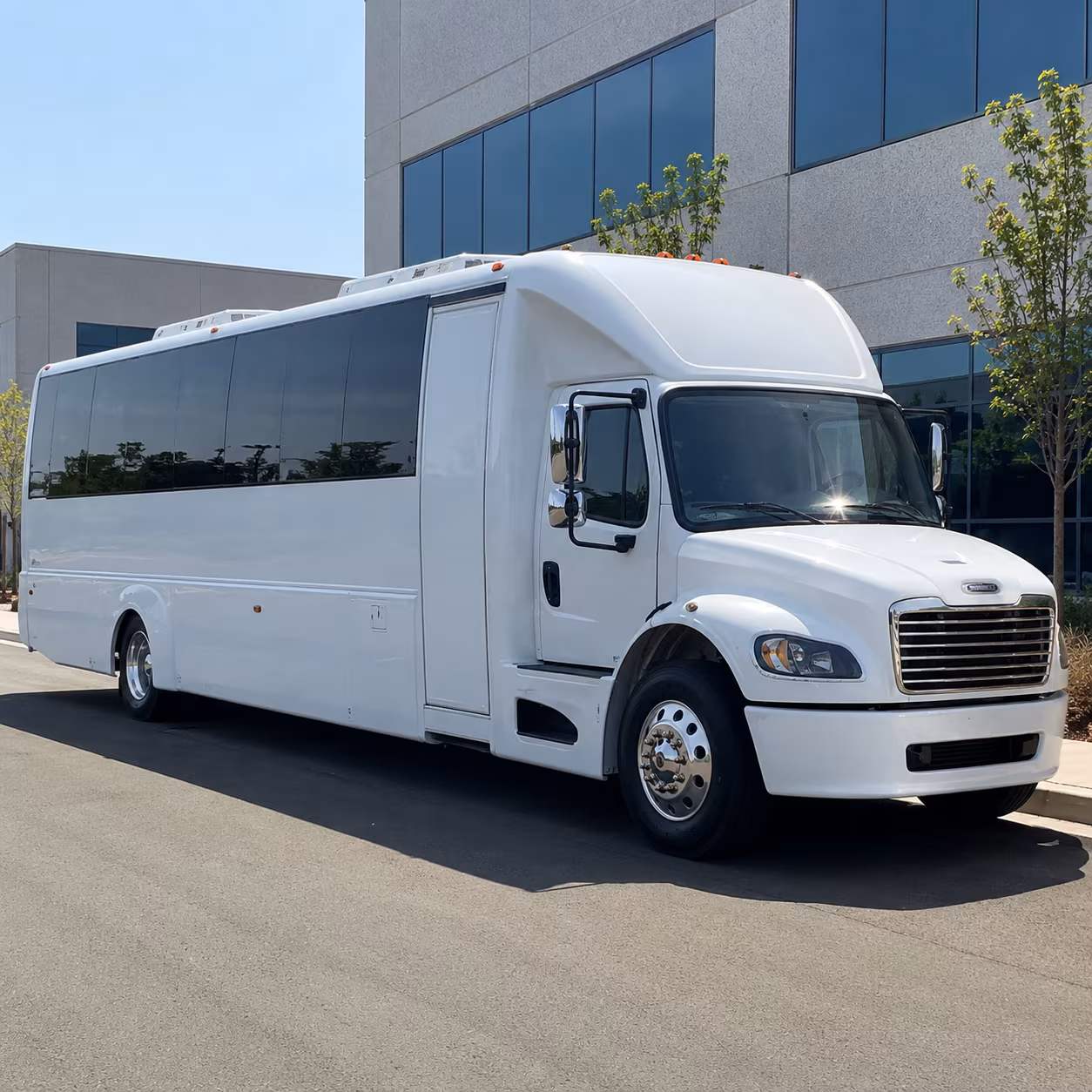 Rochester Prom & Homecoming Transportation party bus exterior