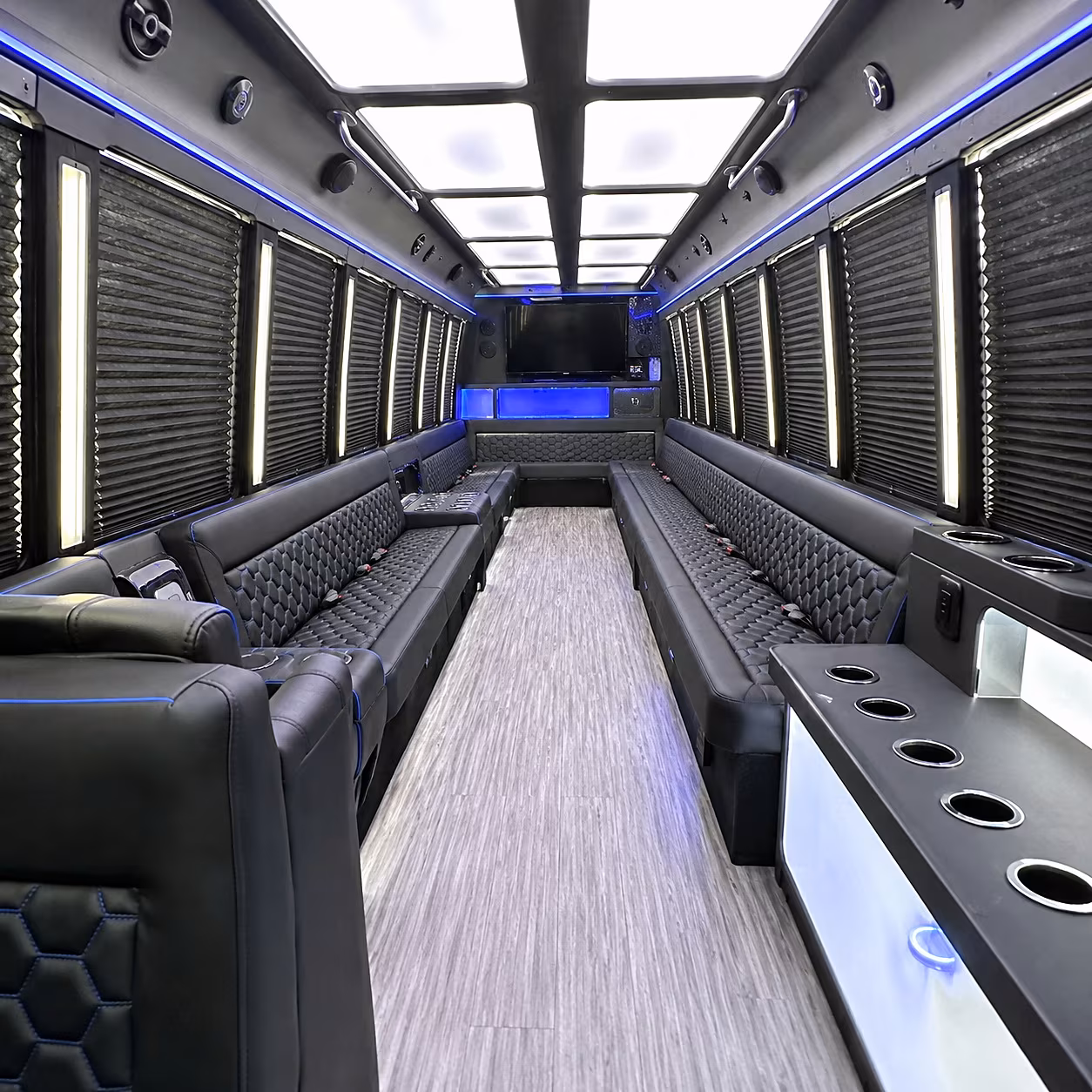 Rochester Prom & Homecoming Transportation onboard seating