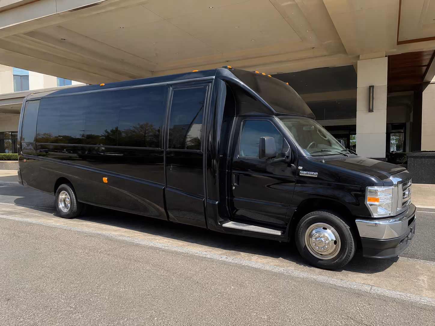 Rochester Sporting Event Transportation party bus exterior