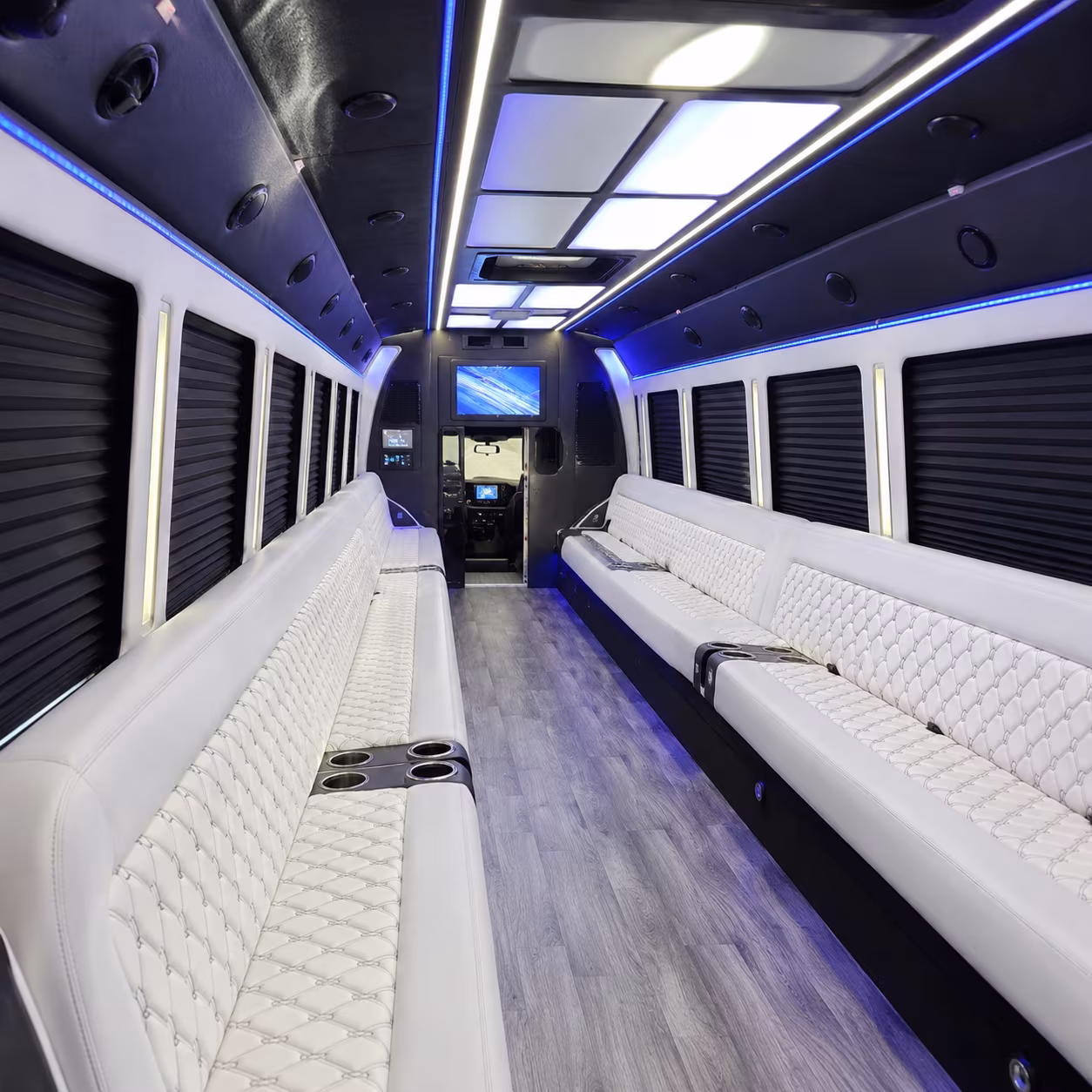 Rochester Sporting Event Transportation onboard seating