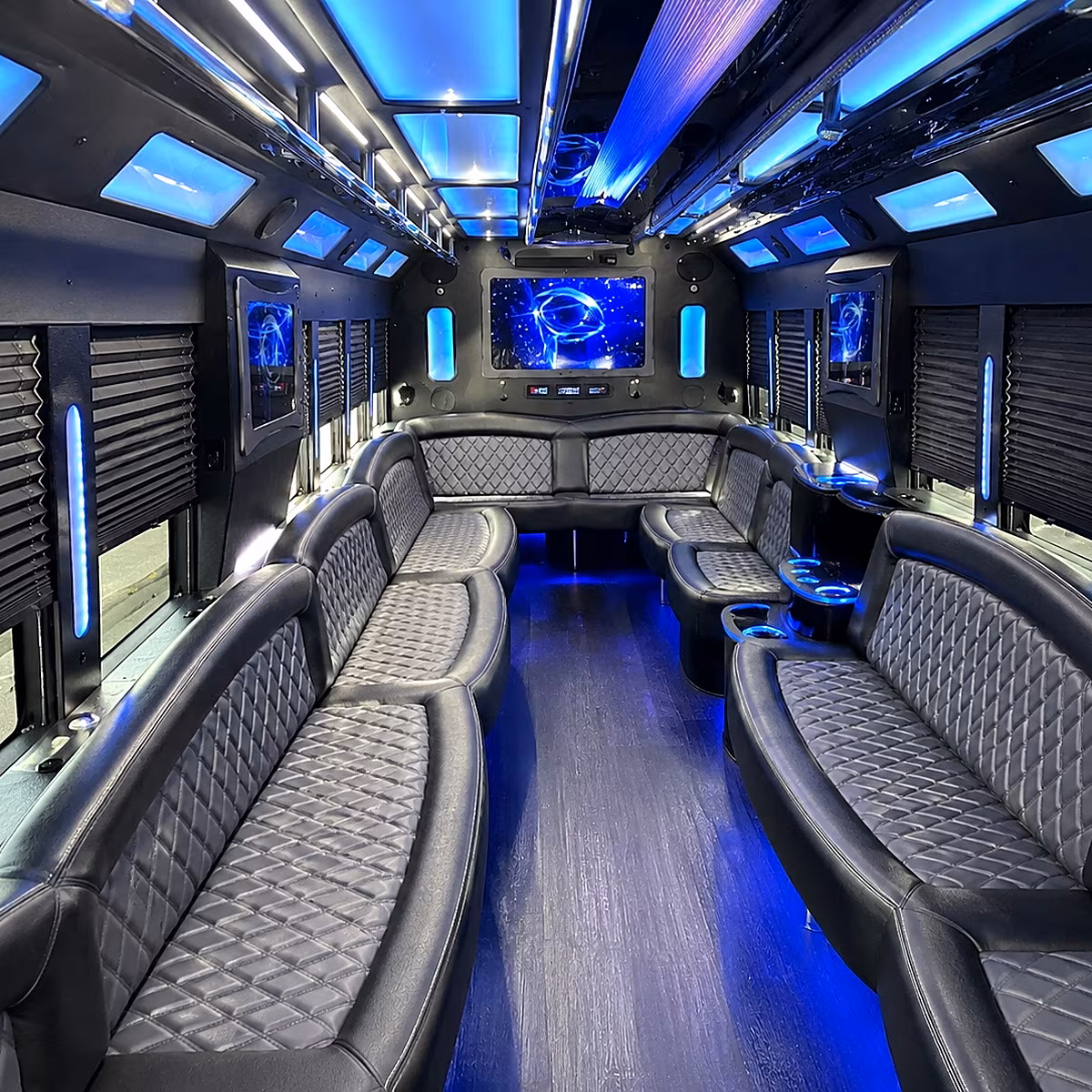 Rochester Winery Tour & Pub Crawl Transportation party bus interior